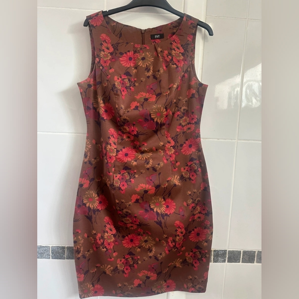 Floral Brown Dress